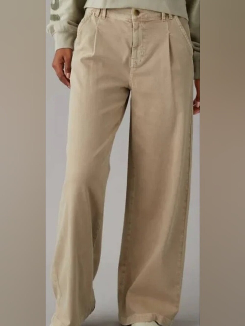 Aerie Dreamy Drape Poppy Trousers